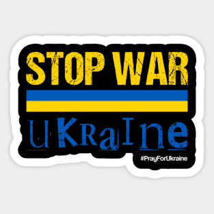 Stop war Ukraine Sticker